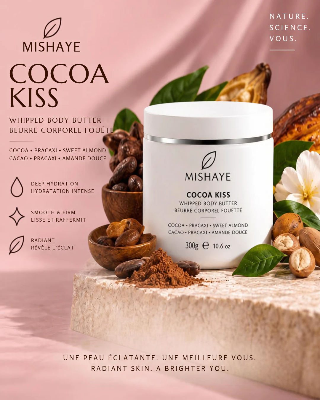 MISHAYE Cocoa Kiss Whipped Body Butter